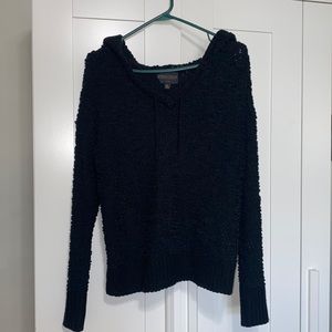 Absolutely Creative Worldwide Black Knit Hoodie Size M